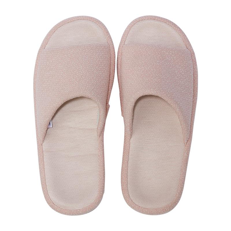 纺织帮面 透气舒适 冰丝触感透气不闷脚 夏洛特舒适拖鞋