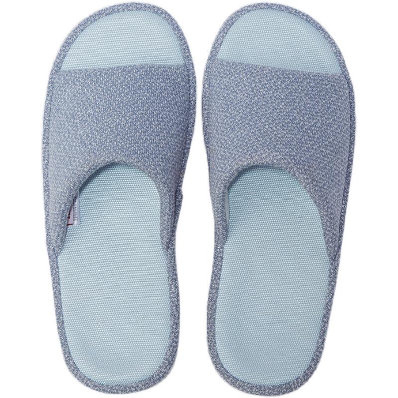 夏洛特开口拖春秋透气舒适男女居家防滑情侣家用木地板拖鞋