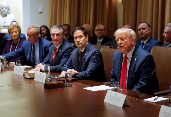 内阁会议上，特朗普说：有人对马斯克不满吗？有的话，把他们扔出